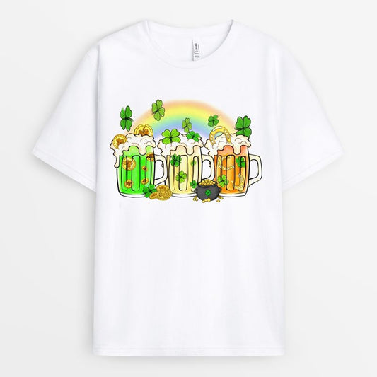 Shamrock Beer St Patrick's Day Tshirt - Gift For Beer Lovers