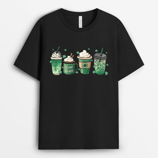 Shamrock Love Coffee St Patrick's Day Shirt - Gift For Coffee Lovers