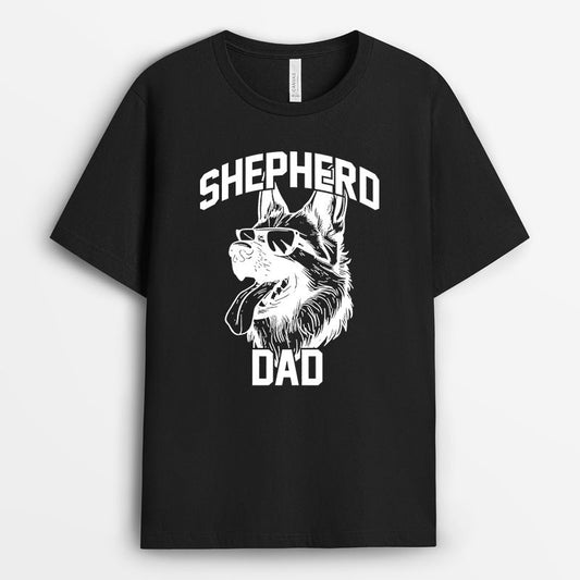 Shepherd Daddy Dog Dad Tshirt - Gifts for Fathers Day