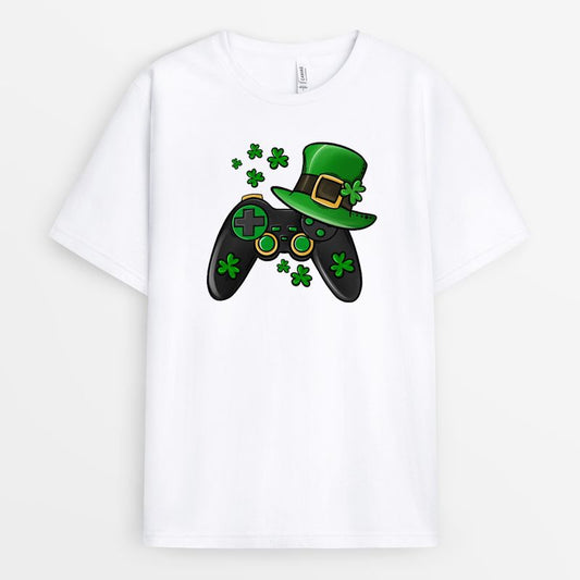 Video Game St Patricks Day Tshirt - Gift For Irish Gamers
