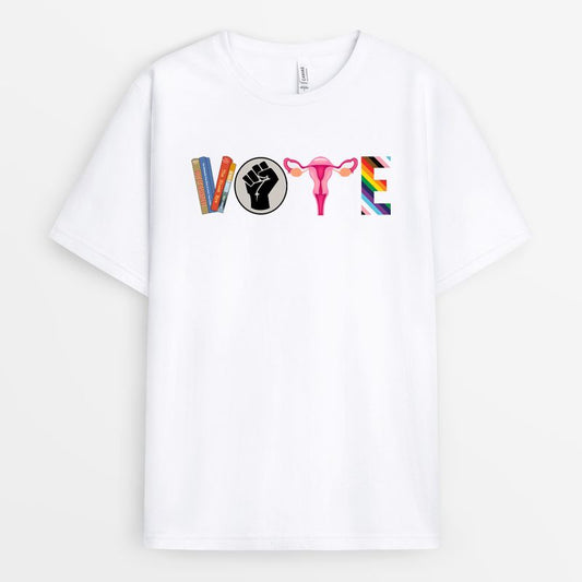 Vote Banned Books Political Activism Reproductive Rights LGBTQ Shirt