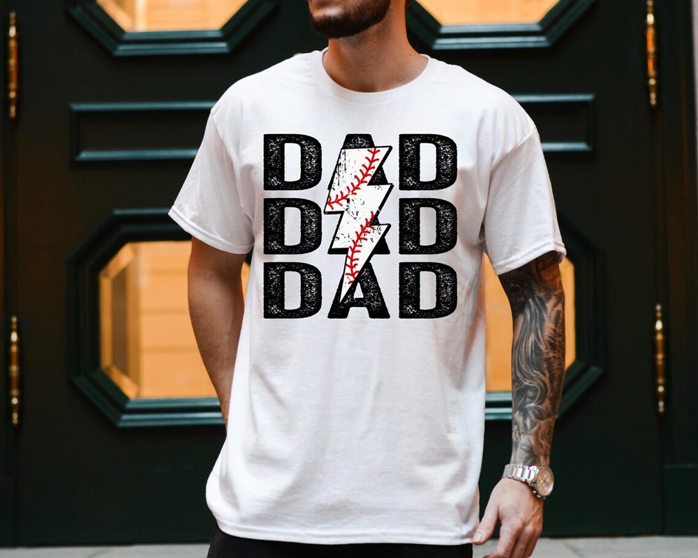 Dad Baseball Tshirt - Gift for Sport Lovers GEBBD040424-29