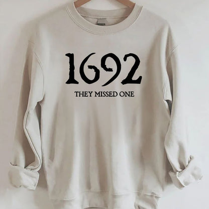 Halloween EST 1692 Salem Broom Co Sweatshirt