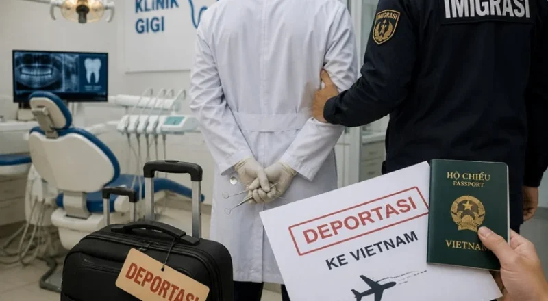 Imigrasi Jaksel Deportasi Dokter Gigi Vietnam karena Penyalahgunaan Izin Tinggal